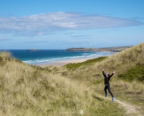 024_Cornwall, Drei Monate, Gwithian Bay, threemonthsagypsy