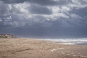 037_Baskenland Herbst 2017, Beach, Clouds, Vieux Bouceau